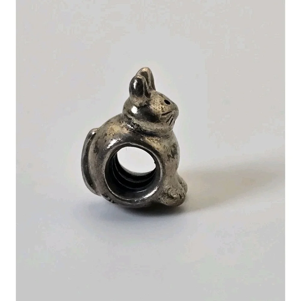 Pandora Cat Charm 925 ALE Sterling Silver Kitty Bead Animal Cute Retired